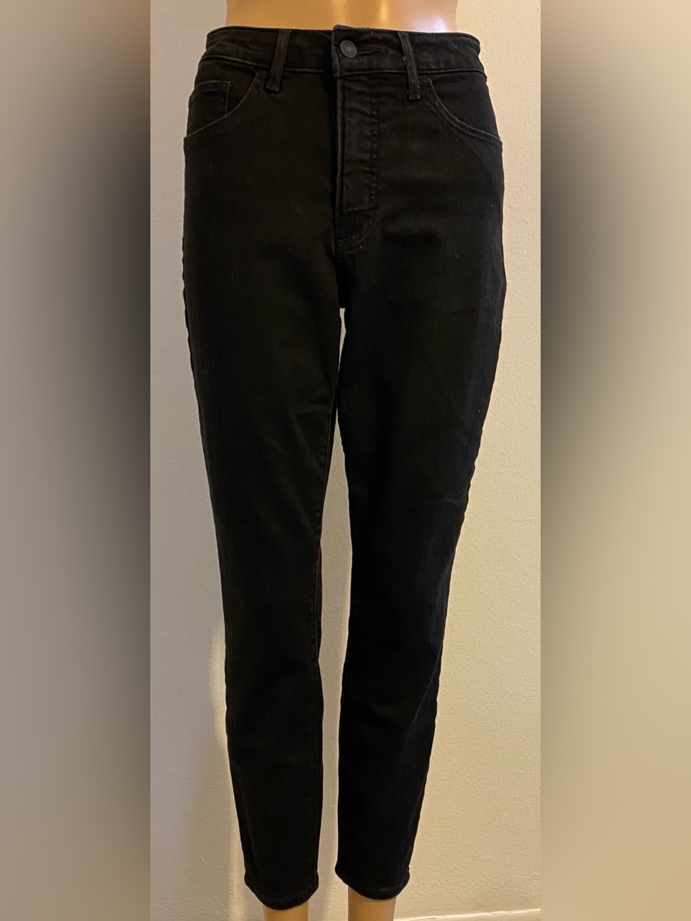 Women’s Express Black Curvy Skinny Highlights Rise Jeans